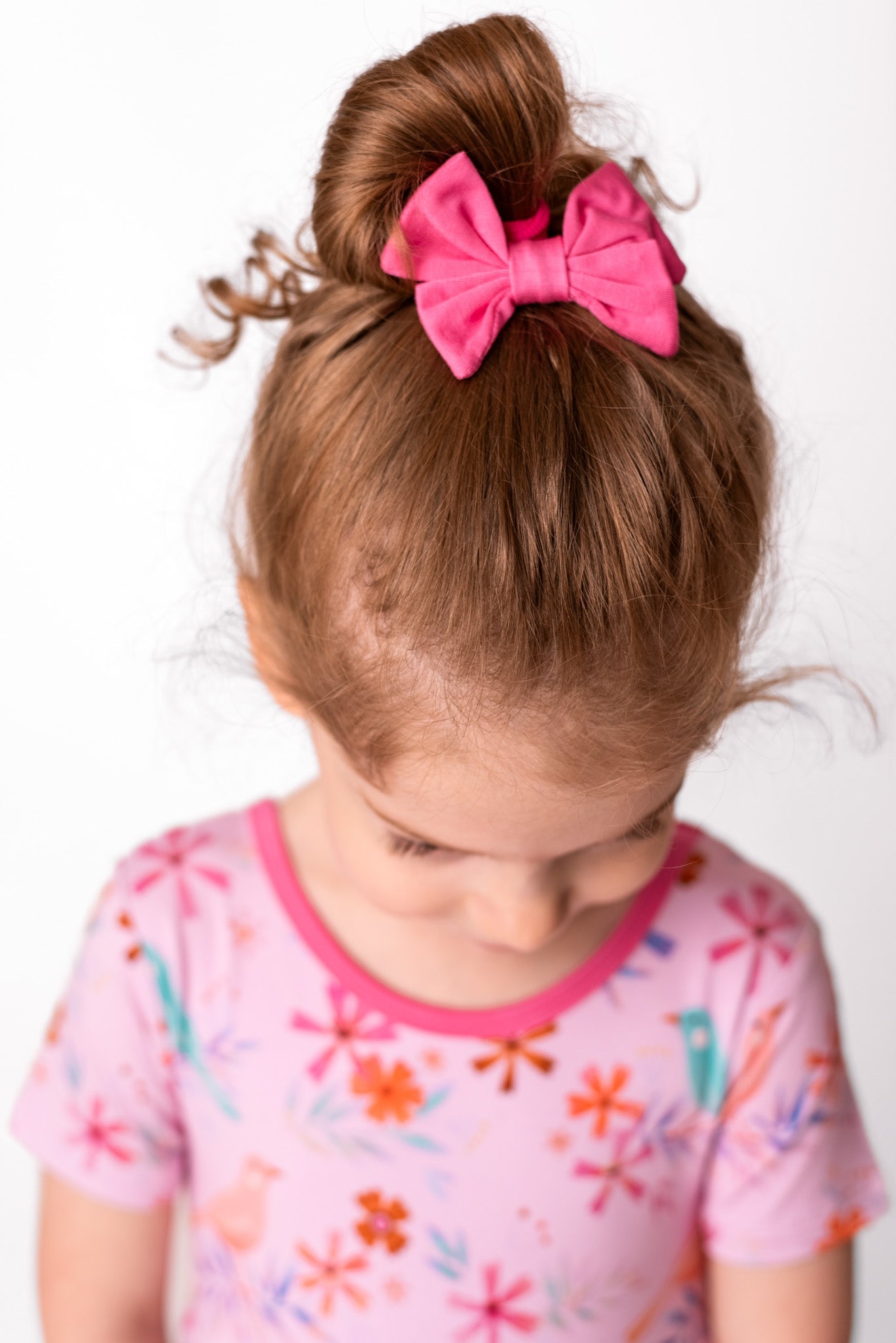Rose Pink | Small Clip Bow (V1)