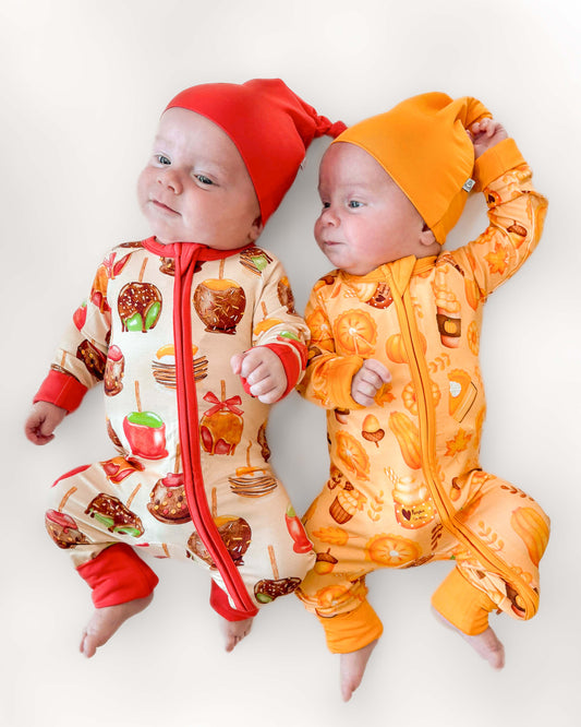 Pumpkin | Bamboo Newborn Baby Knotted Hat