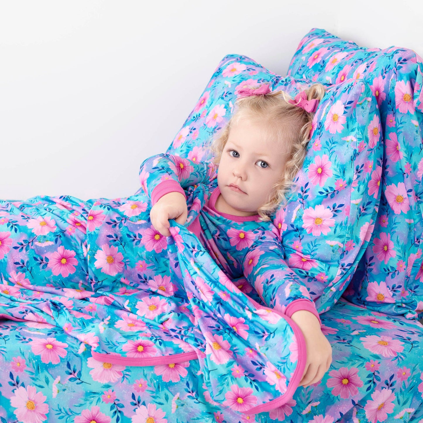 Dreamy Cosmos | Bamboo Twin Fitted Sheet & 2 Pillowcases