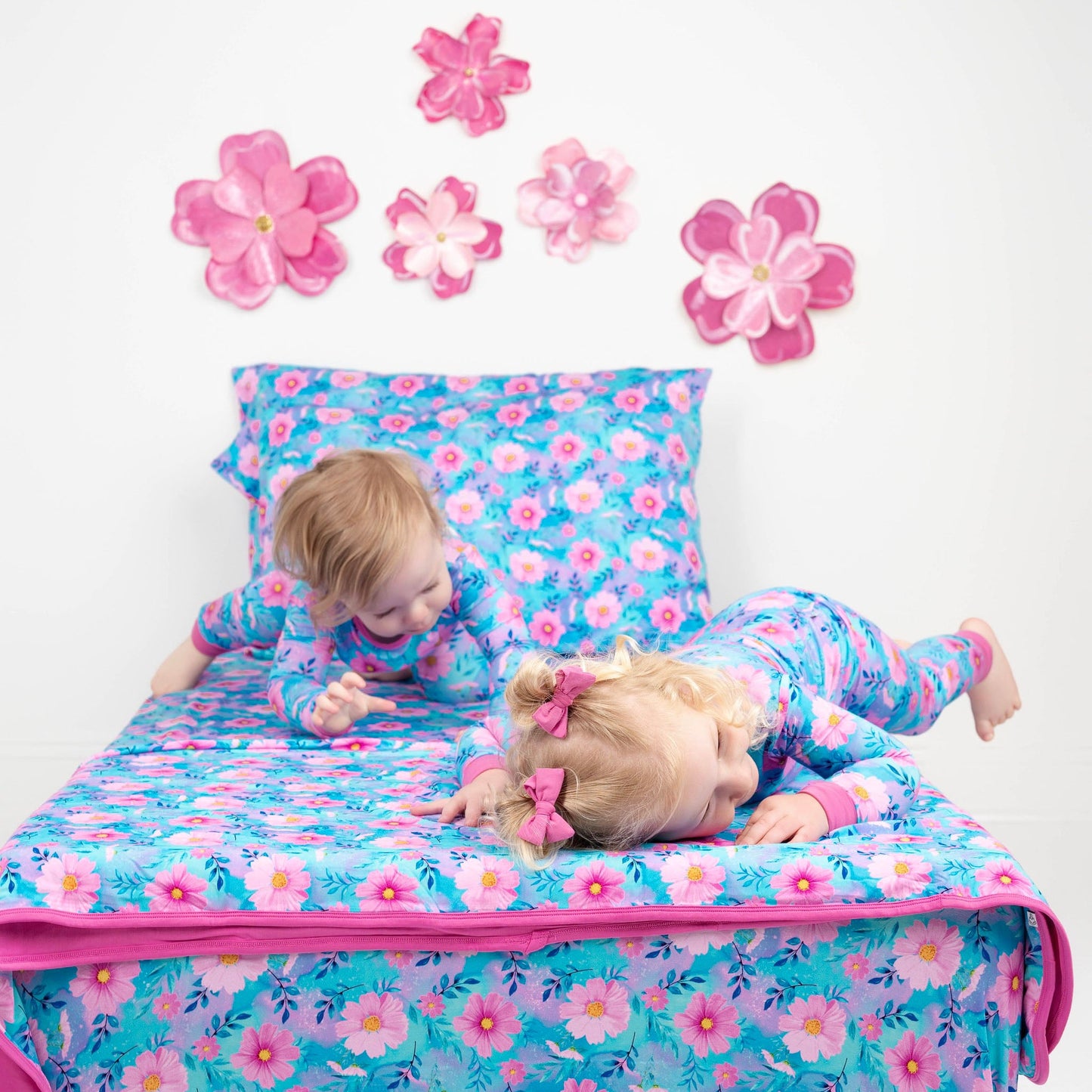 Dreamy Cosmos | Bamboo Twin Fitted Sheet & 2 Pillowcases
