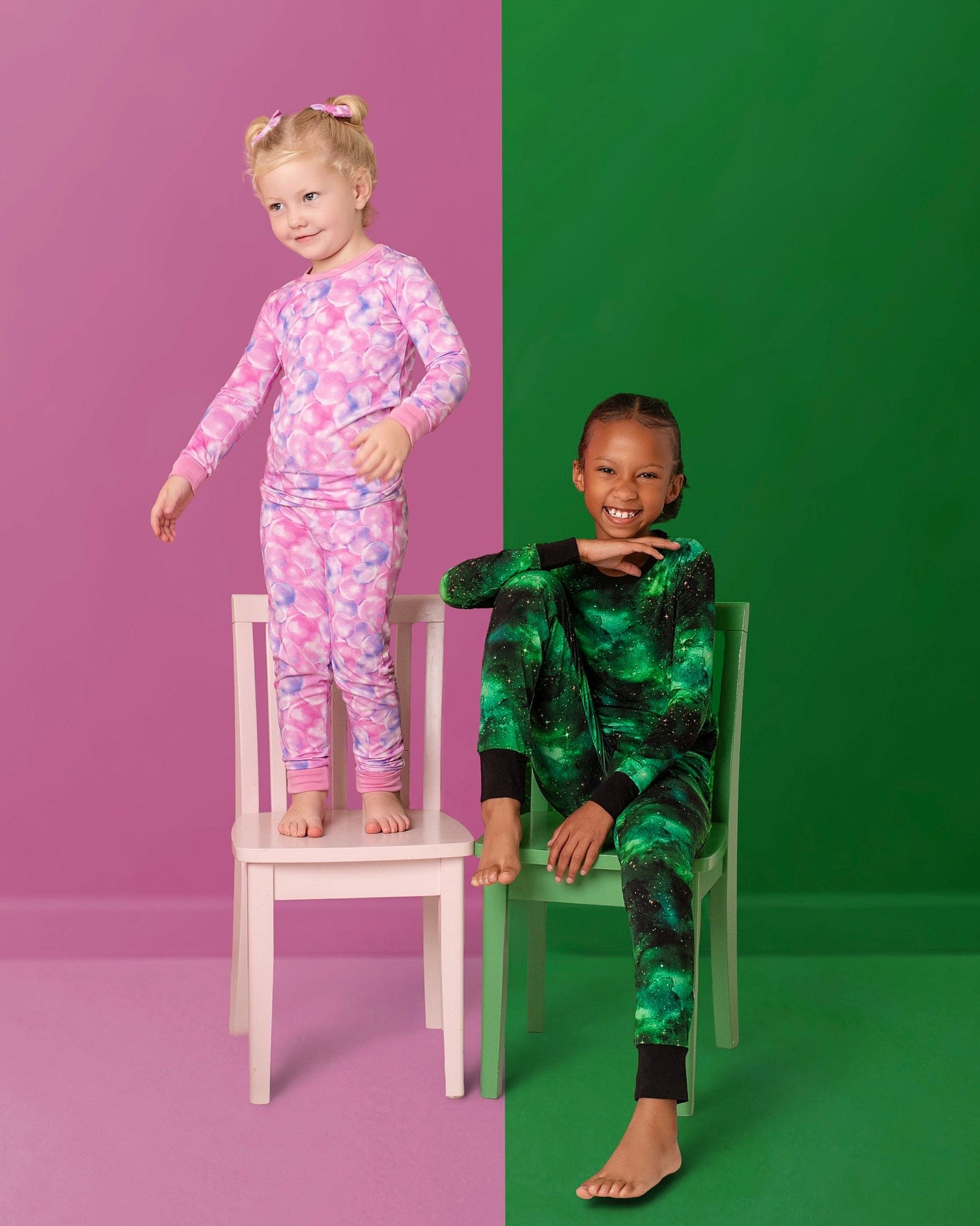 Wicked Cute | Bubbles | Bamboo Two-Piece Pajamas