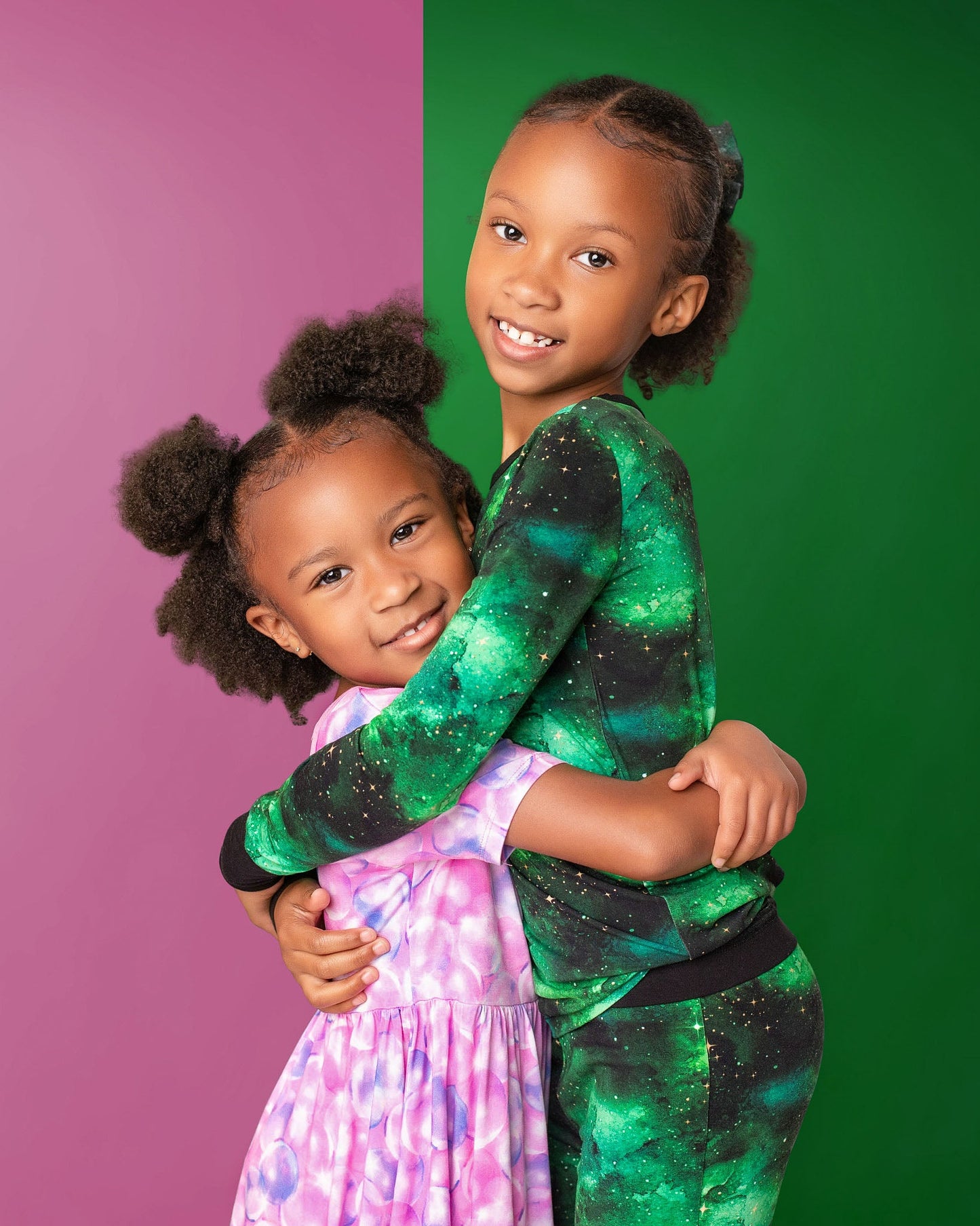 Wicked Cute | Green Galaxy Elixir | Bamboo Two-Piece Pajamas