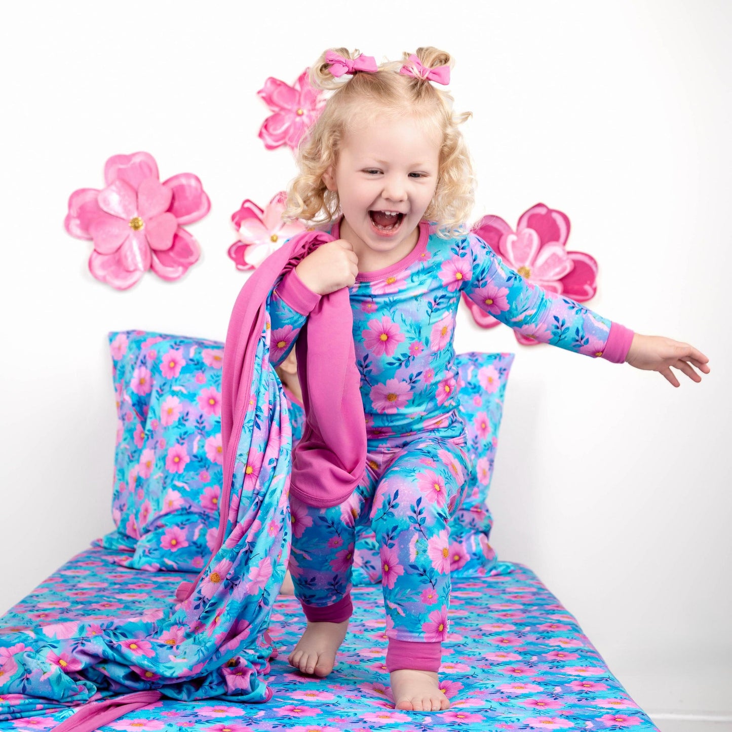 Dreamy Cosmos | Two-Piece Bamboo Long Sleeve Toddler & Kids Pajamas