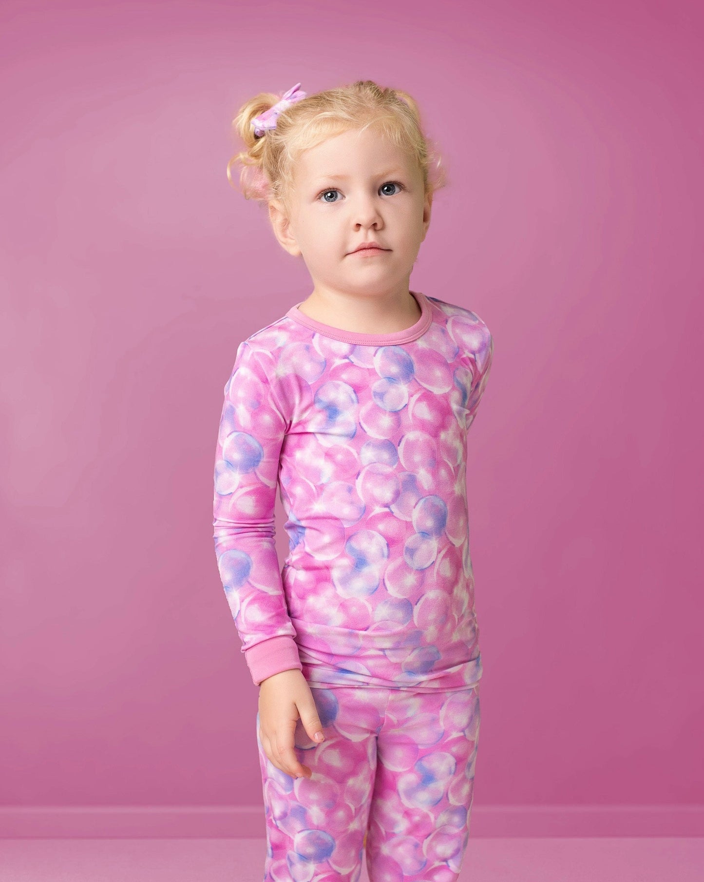 Wicked Cute | Bubbles | Bamboo Two-Piece Pajamas