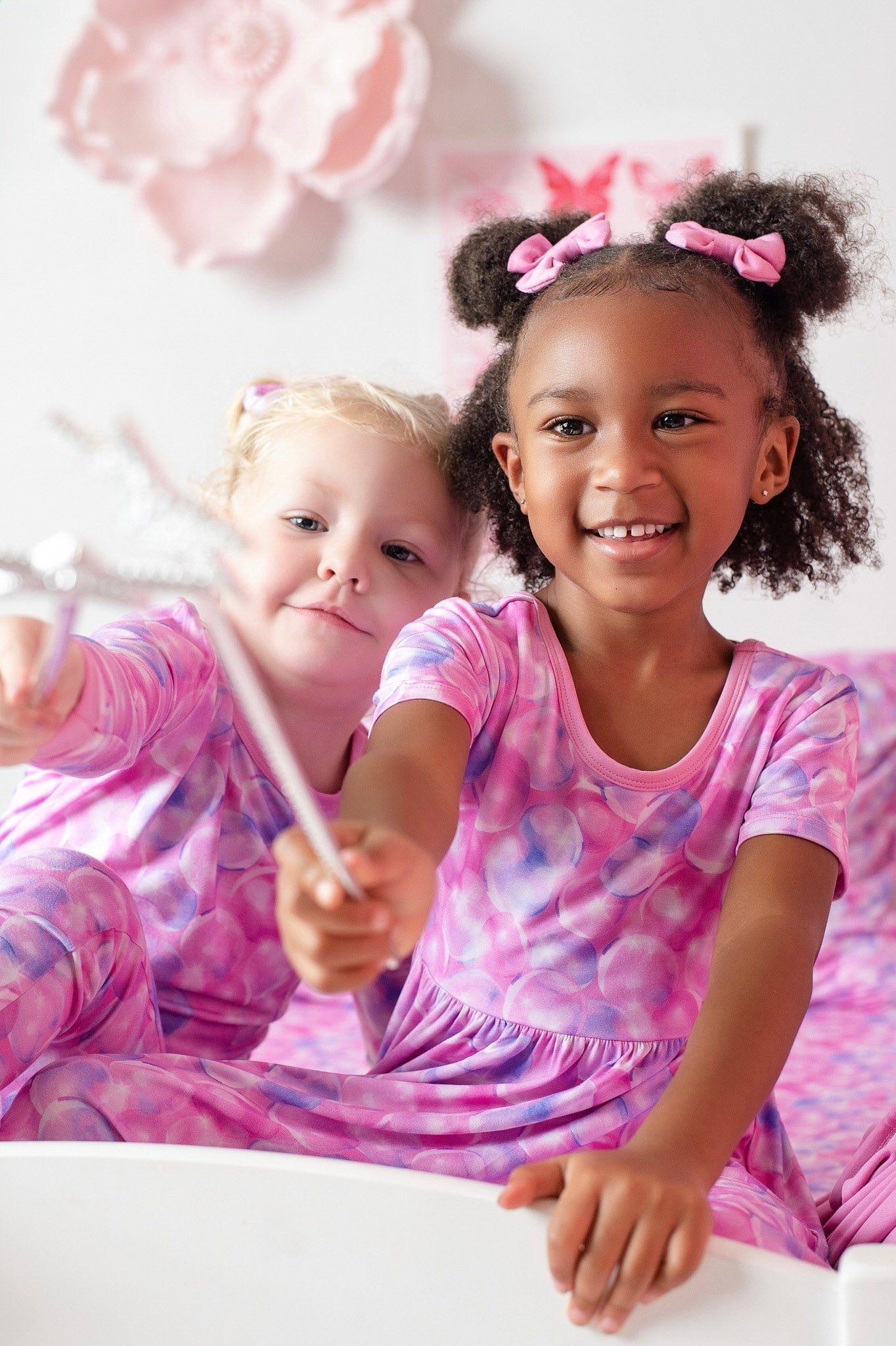 Wicked Cute | Bubble Gum Pink | Pigtail Clip Bows