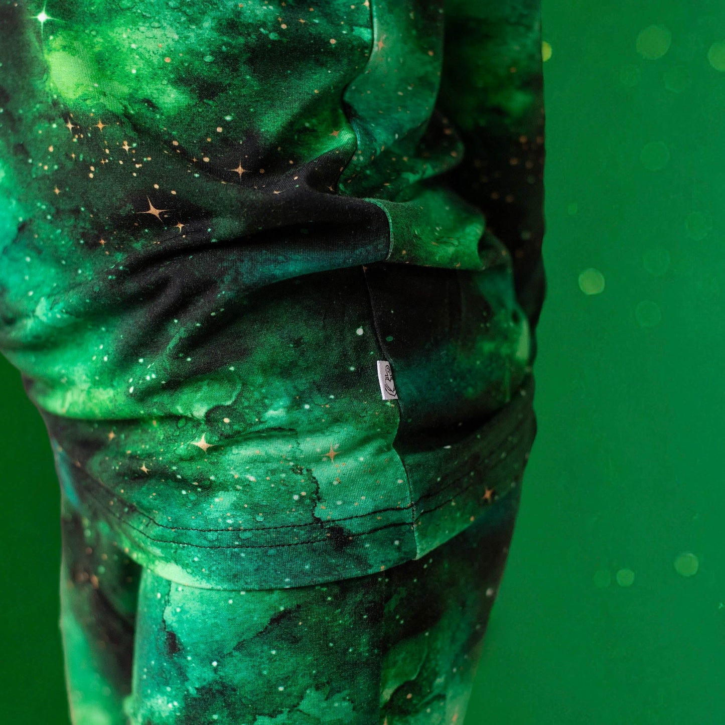 Wicked Cute | Green Galaxy Elixir | Bamboo Two-Piece Pajamas