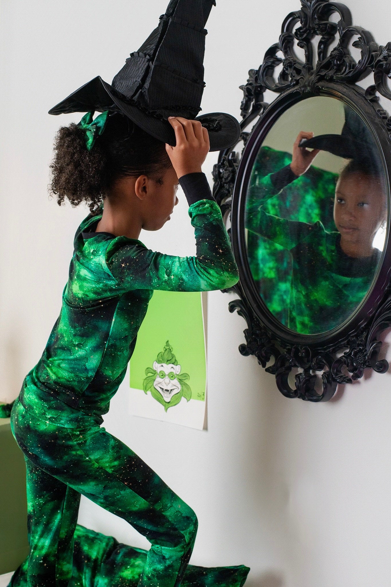 Wicked Cute | Green Galaxy Elixir | Bamboo Two-Piece Pajamas