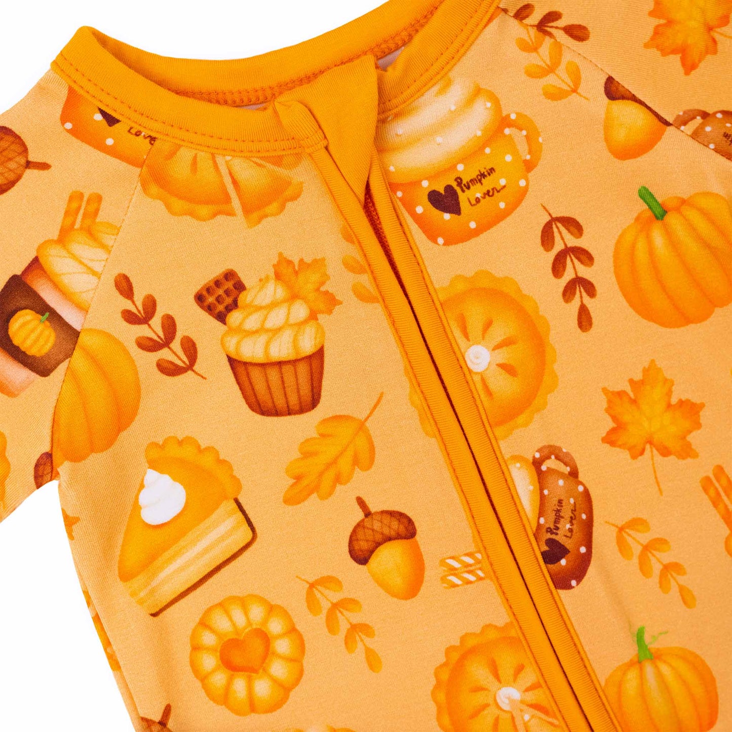 Pumpkin Lover | Bamboo Zipper Pajamas