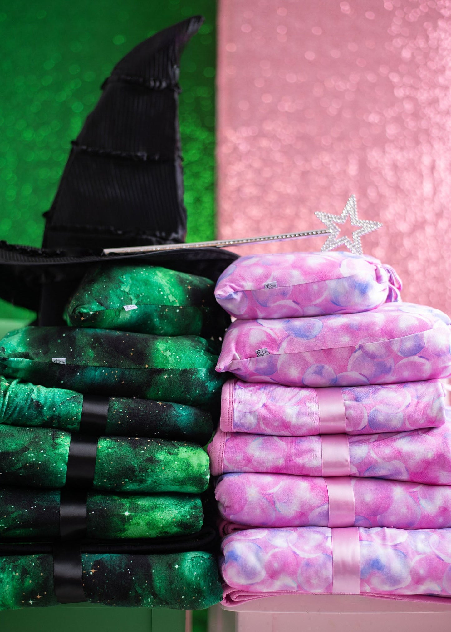 Wicked Cute | Green Galaxy Elixir | Bamboo Double Layer Toddler Blanket