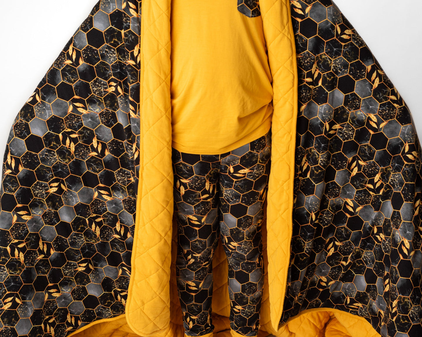 Midnight Honey | Quilted Bamboo Adult Blanket