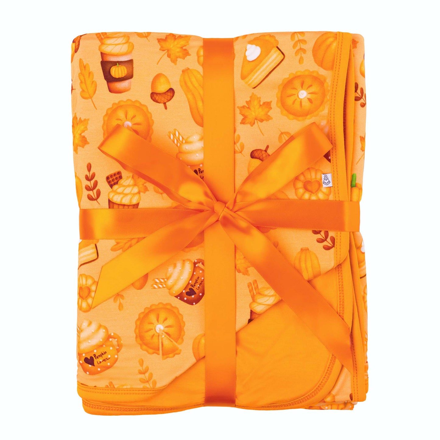Pumpkin Lover | Bamboo Double Layer Toddler Blanket
