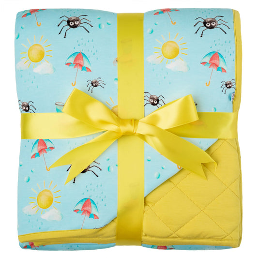 Spring Showers | Bamboo Quilted Toddler Blanket