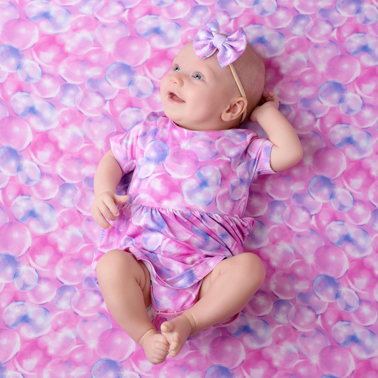 Wicked Cute | Bubbles | Bamboo Crib Sheet