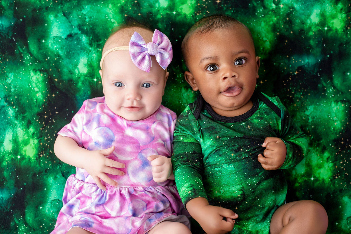 Wicked Cute | Bubbles | Bamboo Baby Bodysuit Dress