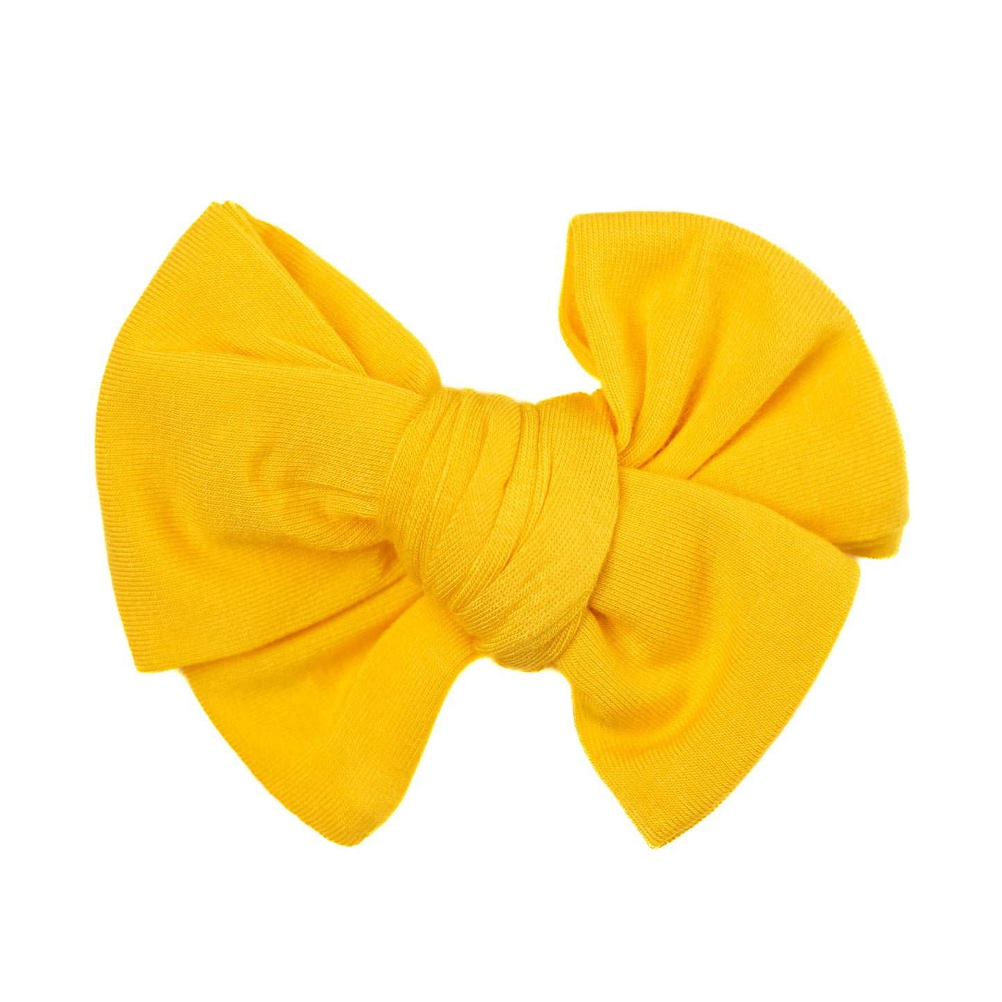 Lemon | Toddler Bamboo Clip on Bow