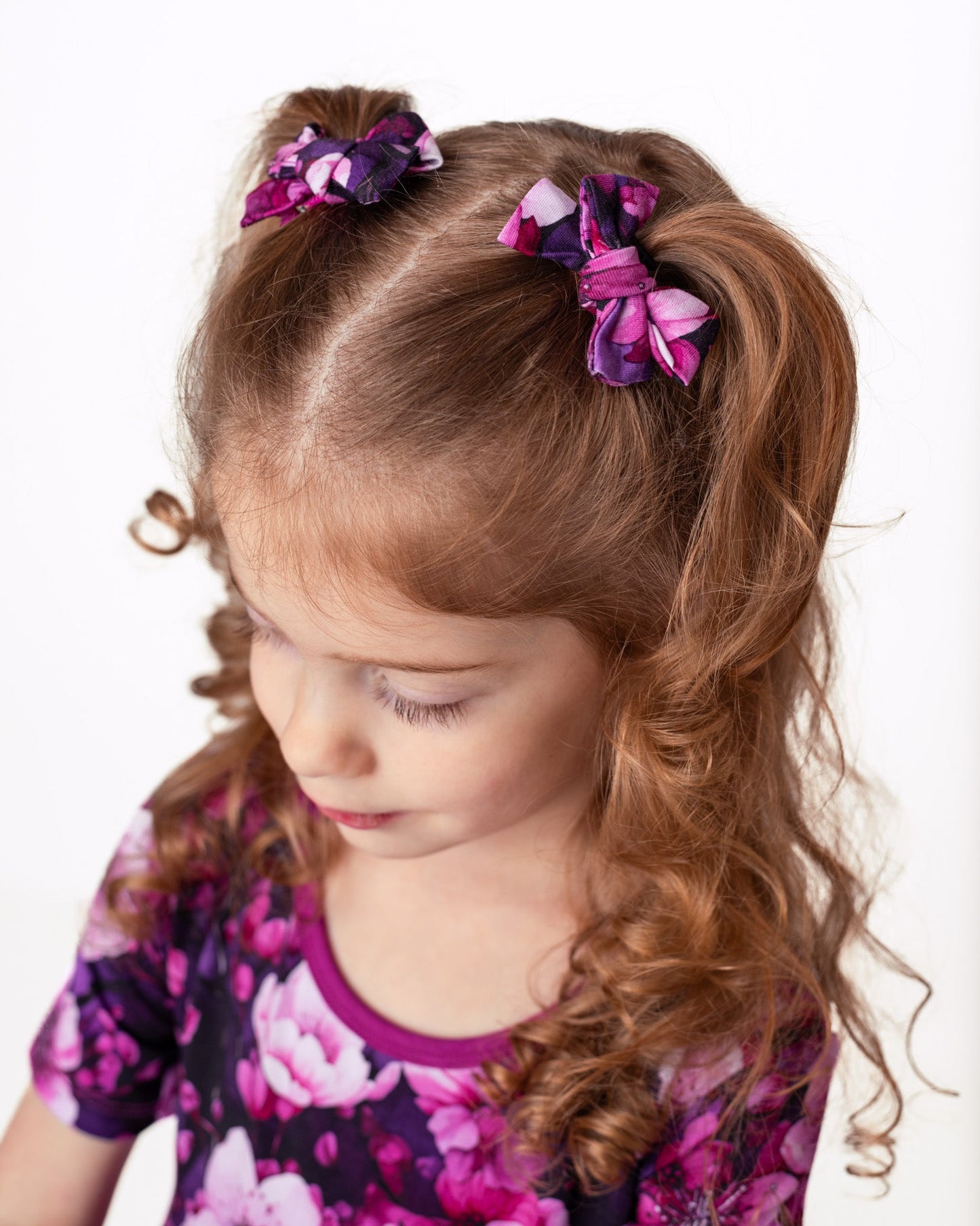Cherry Blossoms | Pigtail Clip Bows (V2)