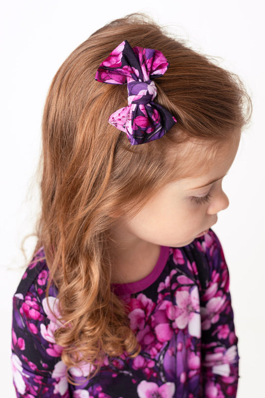 Cherry Blossoms | Small Clip Bow (V2)