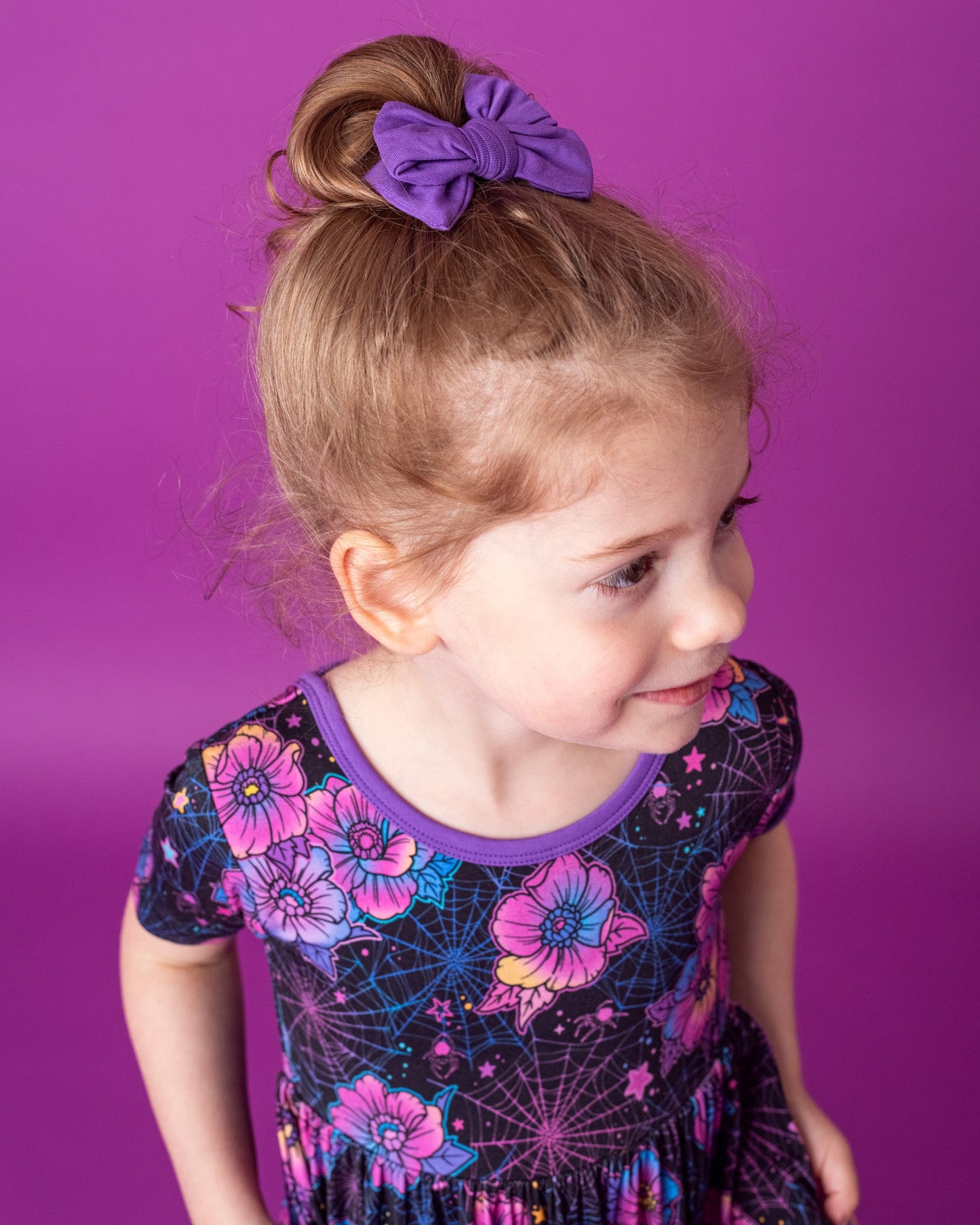 Violet | Small Clip Bow (V2)