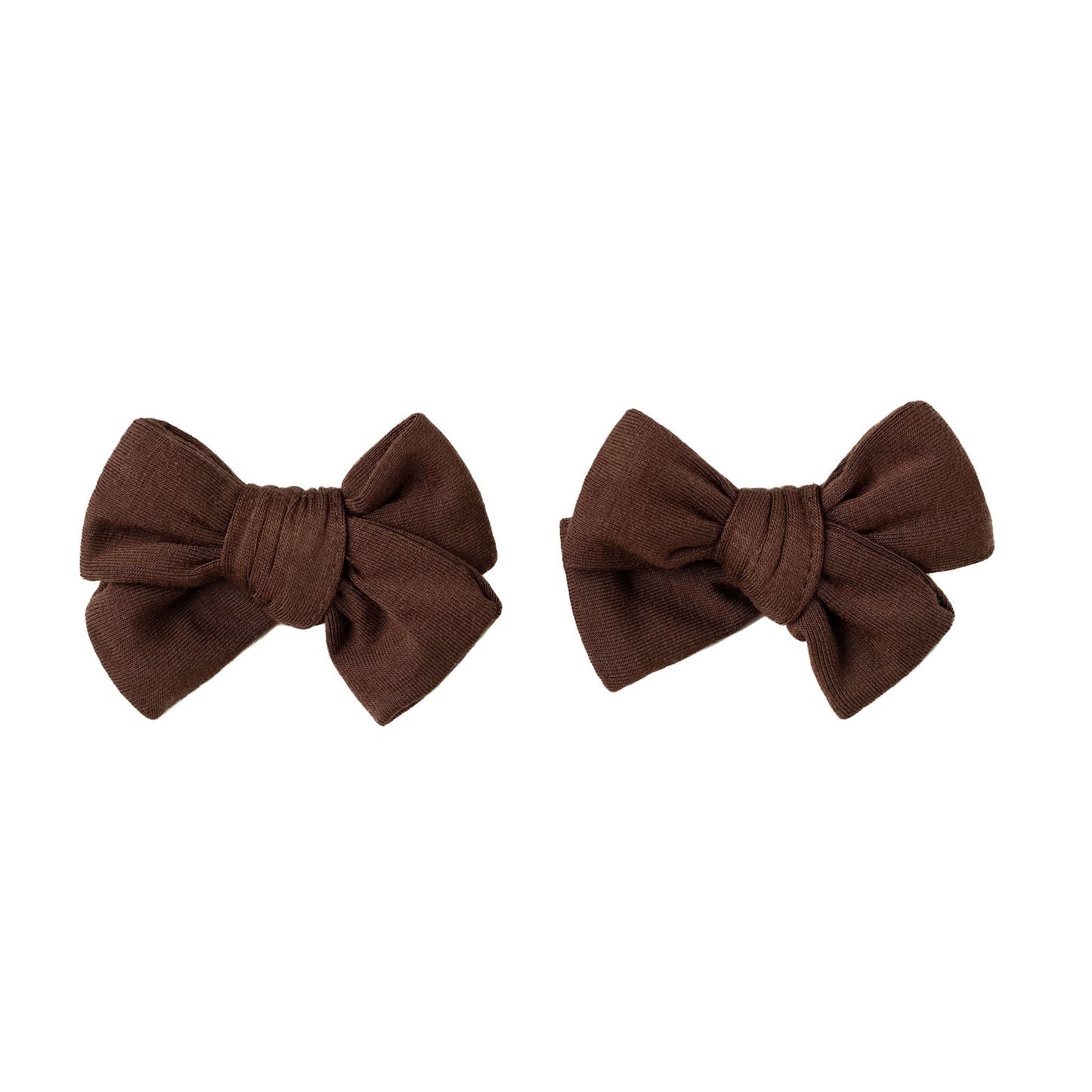 Christmas | Chocolate | Pigtail Clip Bows (V2)