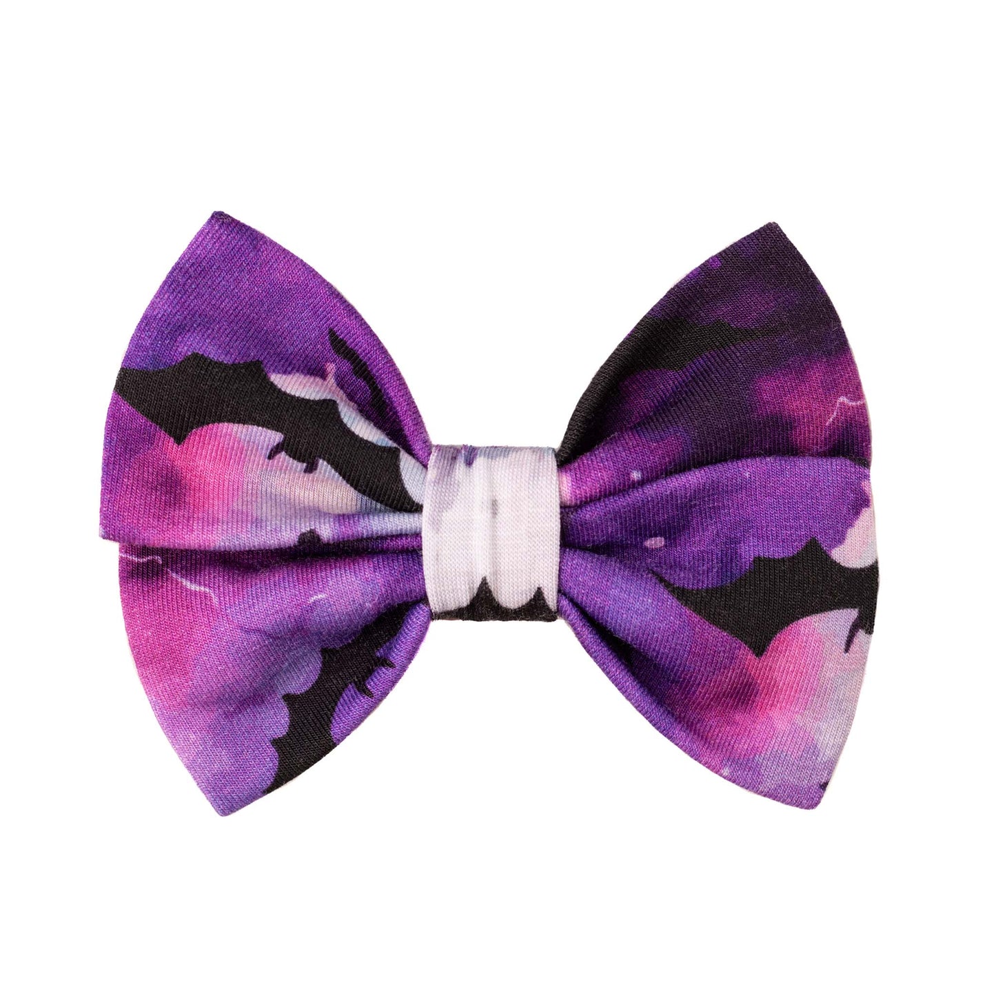 Halloween | Twilight Bats | Bamboo Small Clip on Bow