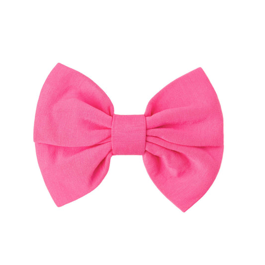 Watermelon Pink | Large Clip Bow