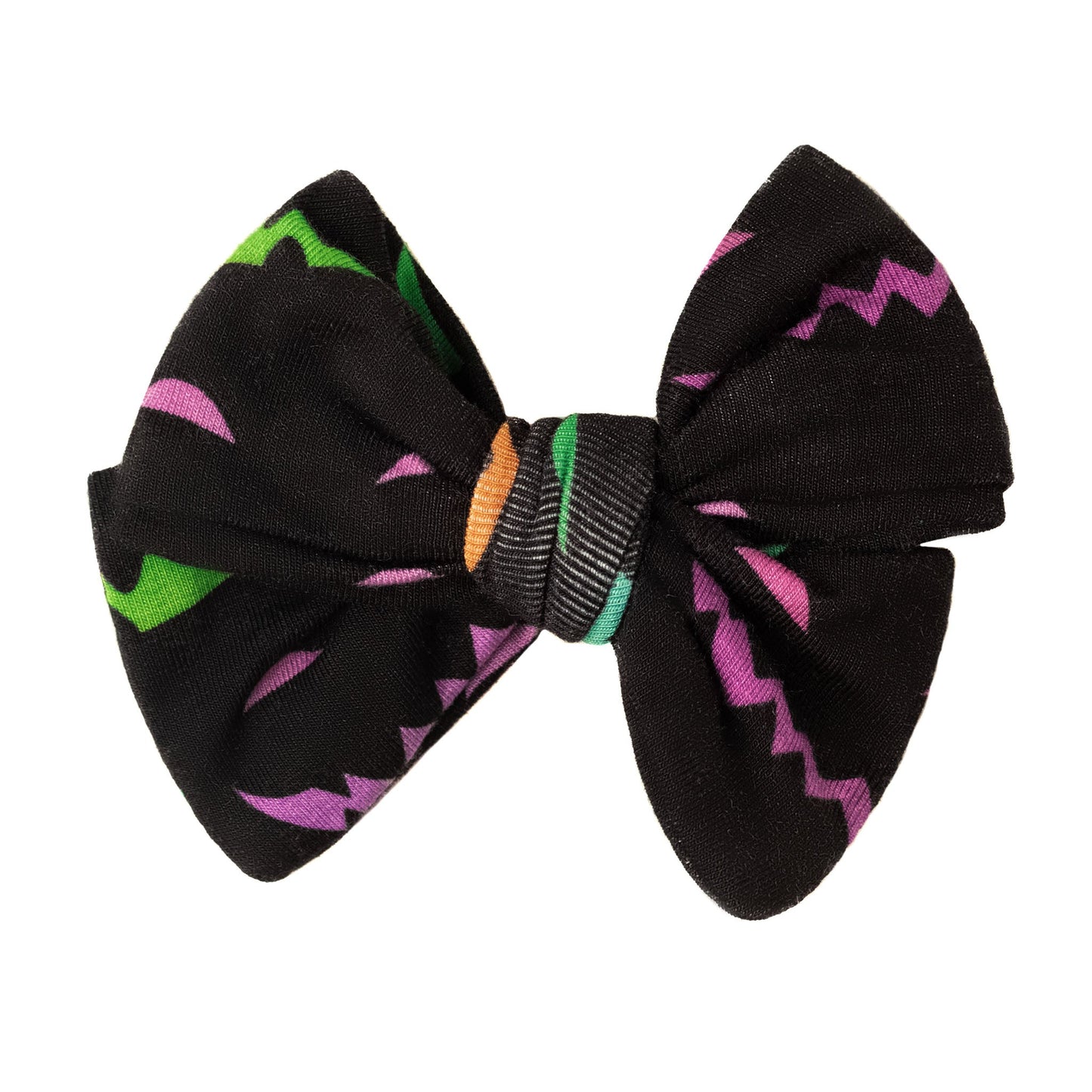 Halloween Night | Toddler Bamboo Clip on Bow