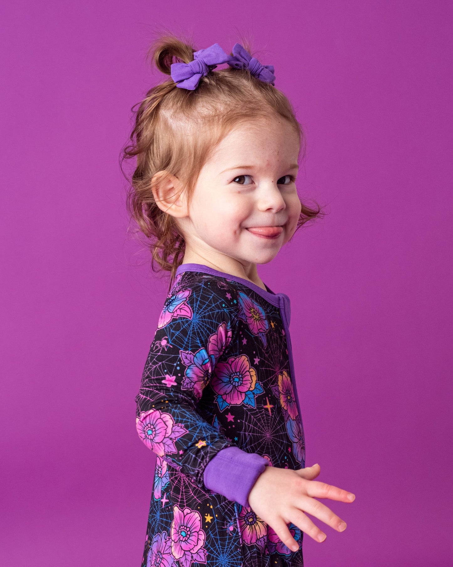 Violet | Pigtail Clip Bows (V2)