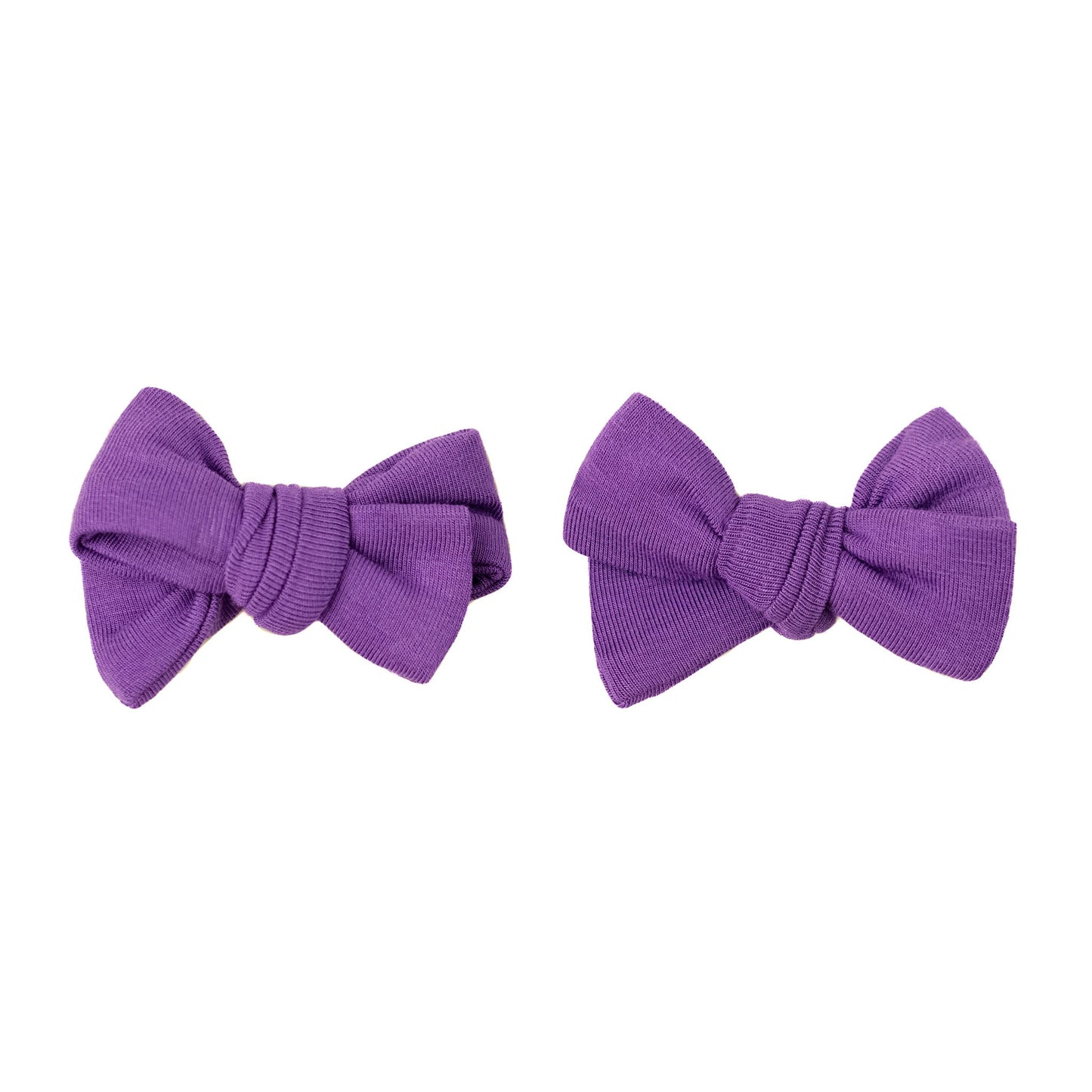 Violet | Pigtail Clip Bows (V2)