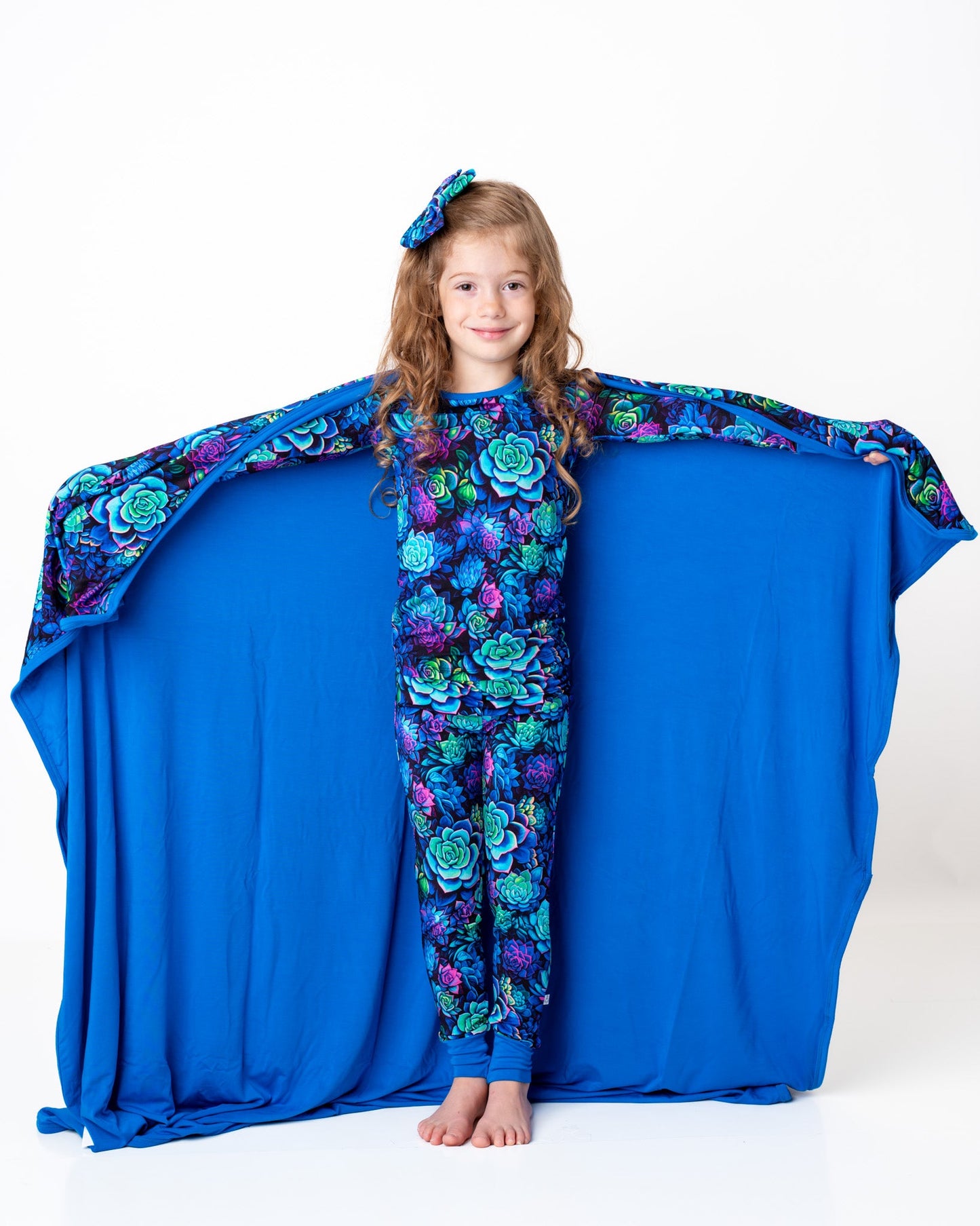 Electric Succulents | Bamboo Two-Piece Pajamas