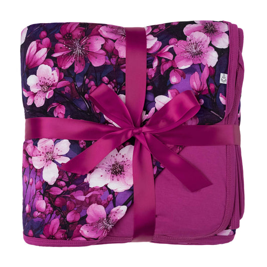 Cherry Blossoms | Bamboo Double Layer Adult Blanket