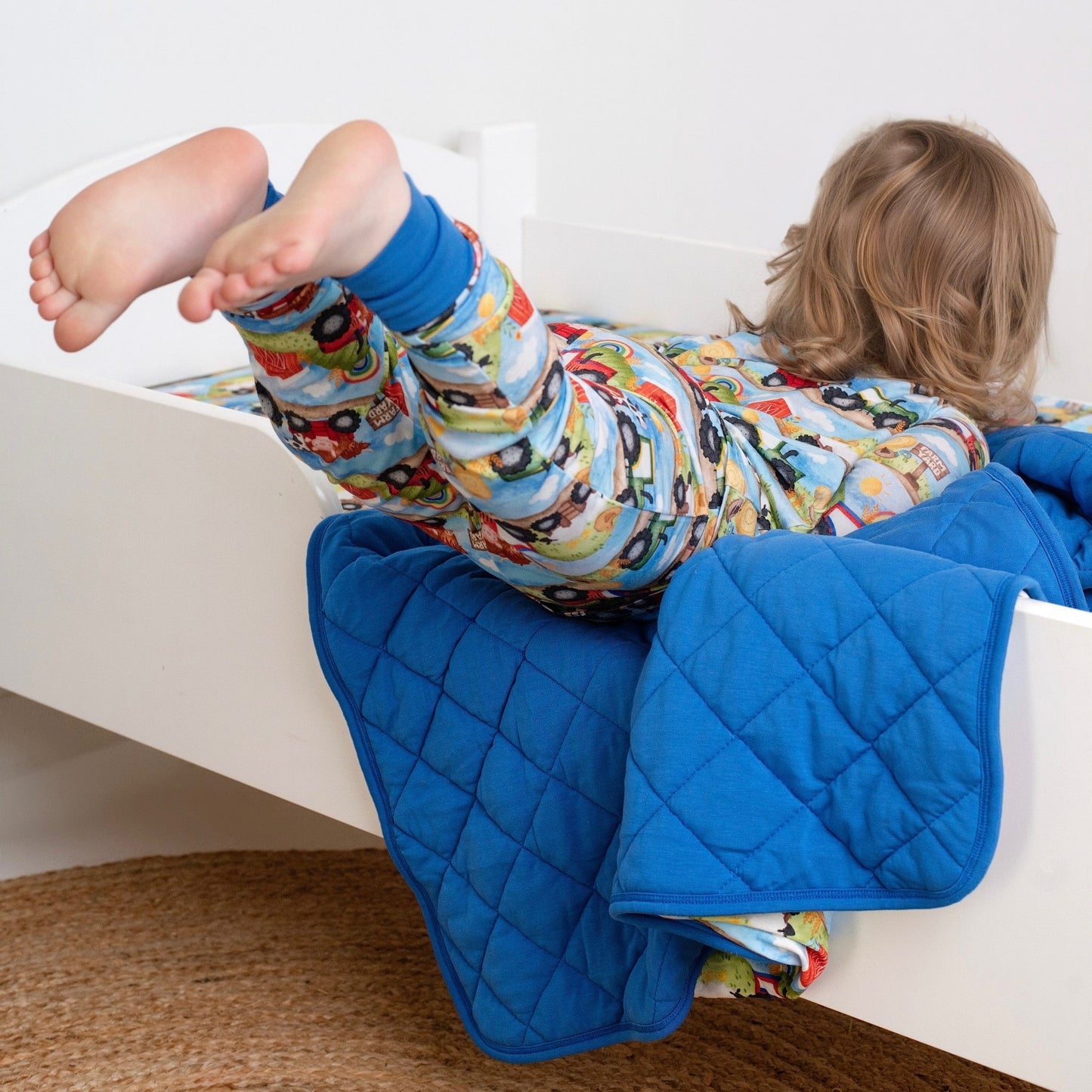 Farm Friends | Bamboo Quilted Mini Baby Blanket