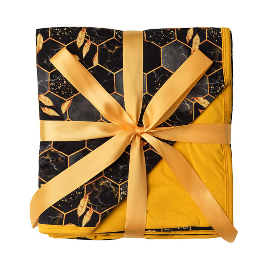 Midnight Honey | Double Layer Bamboo Toddler Blanket