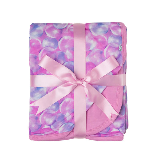 Wicked Cute | Bubbles | Bamboo Double Layer Toddler Blanket