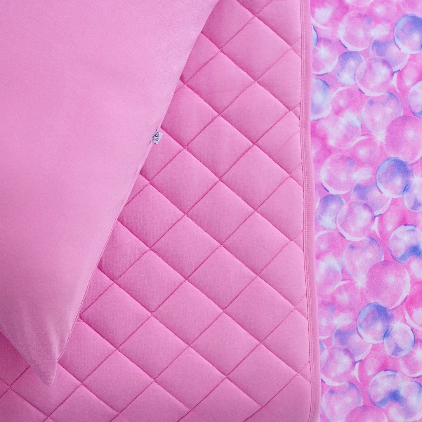Wicked Cute | Bubbles | Bamboo Quilted Mini Baby Blanket