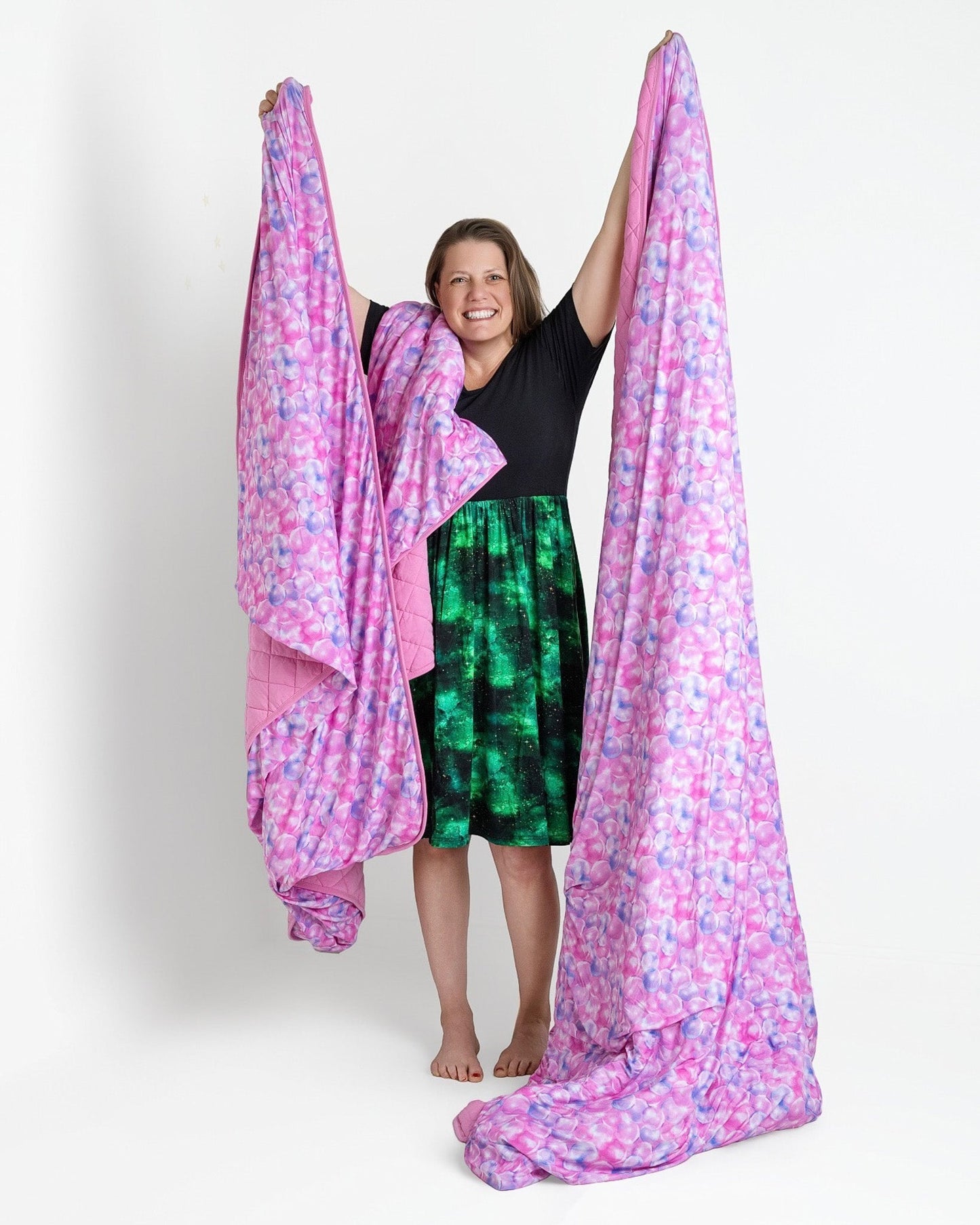 Wicked Cute | Bubbles | Bamboo Quilted Mini Baby Blanket