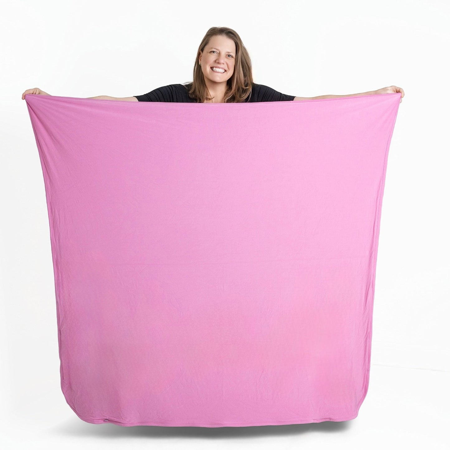 Wicked Cute | Bubble Gum Pink | Bamboo Double Layer Toddler Blanket