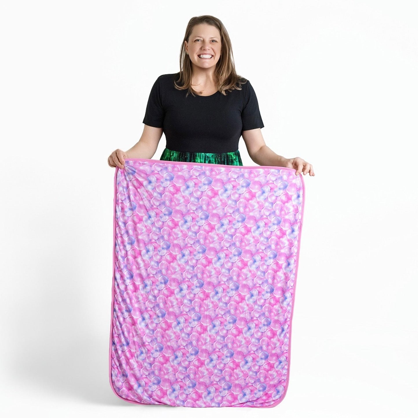 Wicked Cute | Bubbles | Bamboo Quilted Mini Baby Blanket