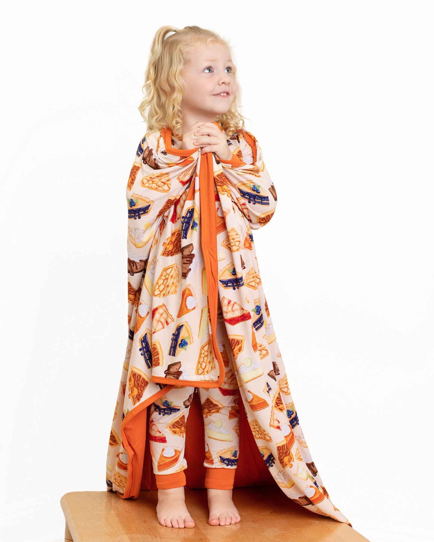 Slice of Pie | Bamboo Double Layer Toddler Blanket