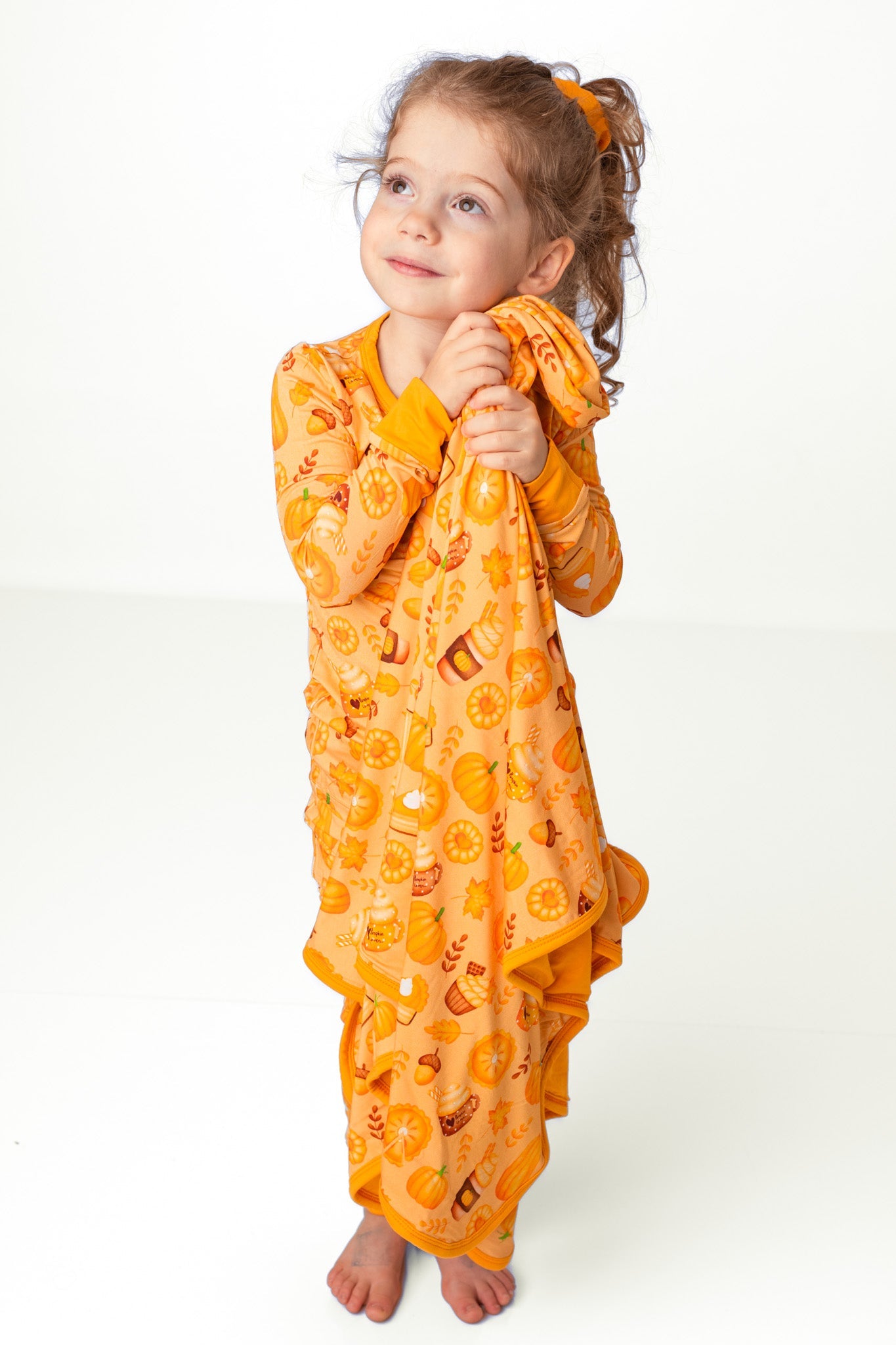 Pumpkin Lover | Bamboo Double Layer Toddler Blanket