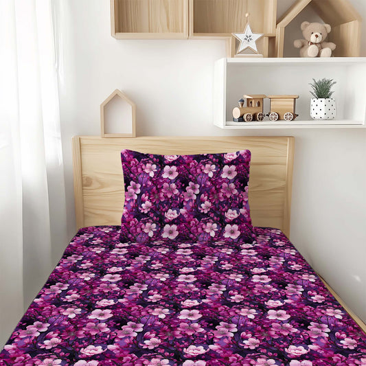 Cherry Blossoms | Bamboo Twin Fitted Sheet & 1 Pillowcase