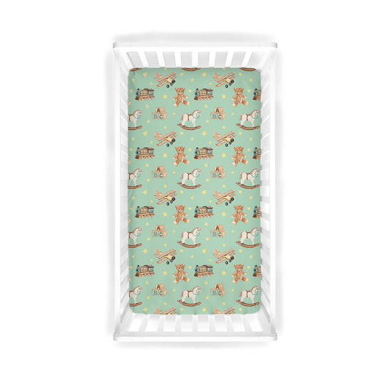 Vintage Toys | Bamboo Crib Sheet