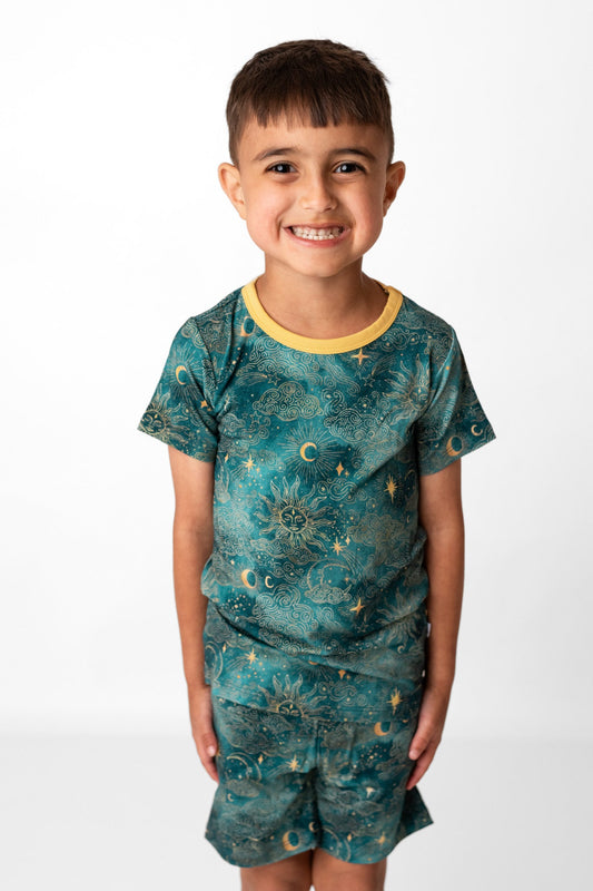 Dreamy Skies | Two-Piece Bamboo Short Sleeve Toddler & Kids Set