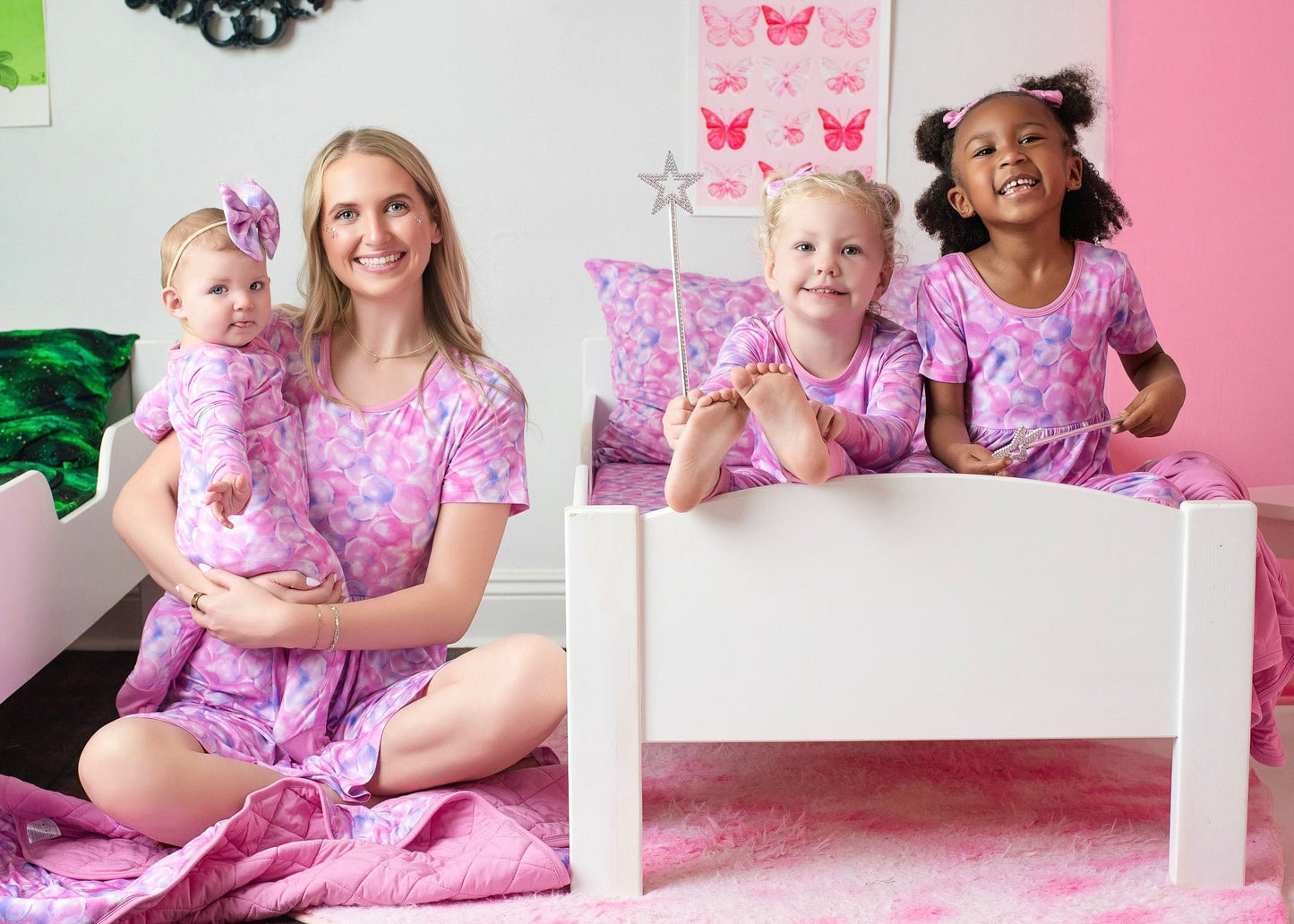 Wicked Cute | Bubbles | Bamboo Quilted Toddler Blanket
