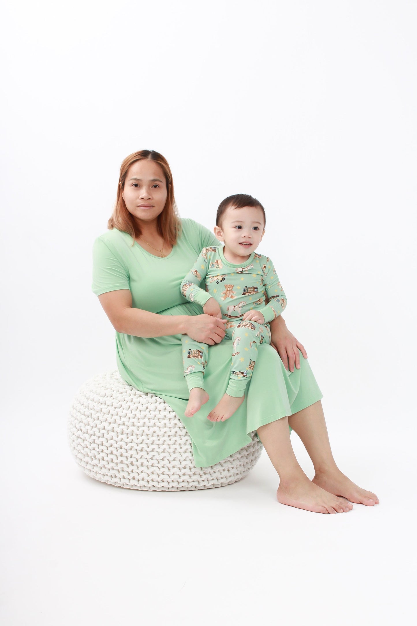 Vintage Toys | Two-Piece Bamboo Long Sleeve Toddler & Kids Pajamas