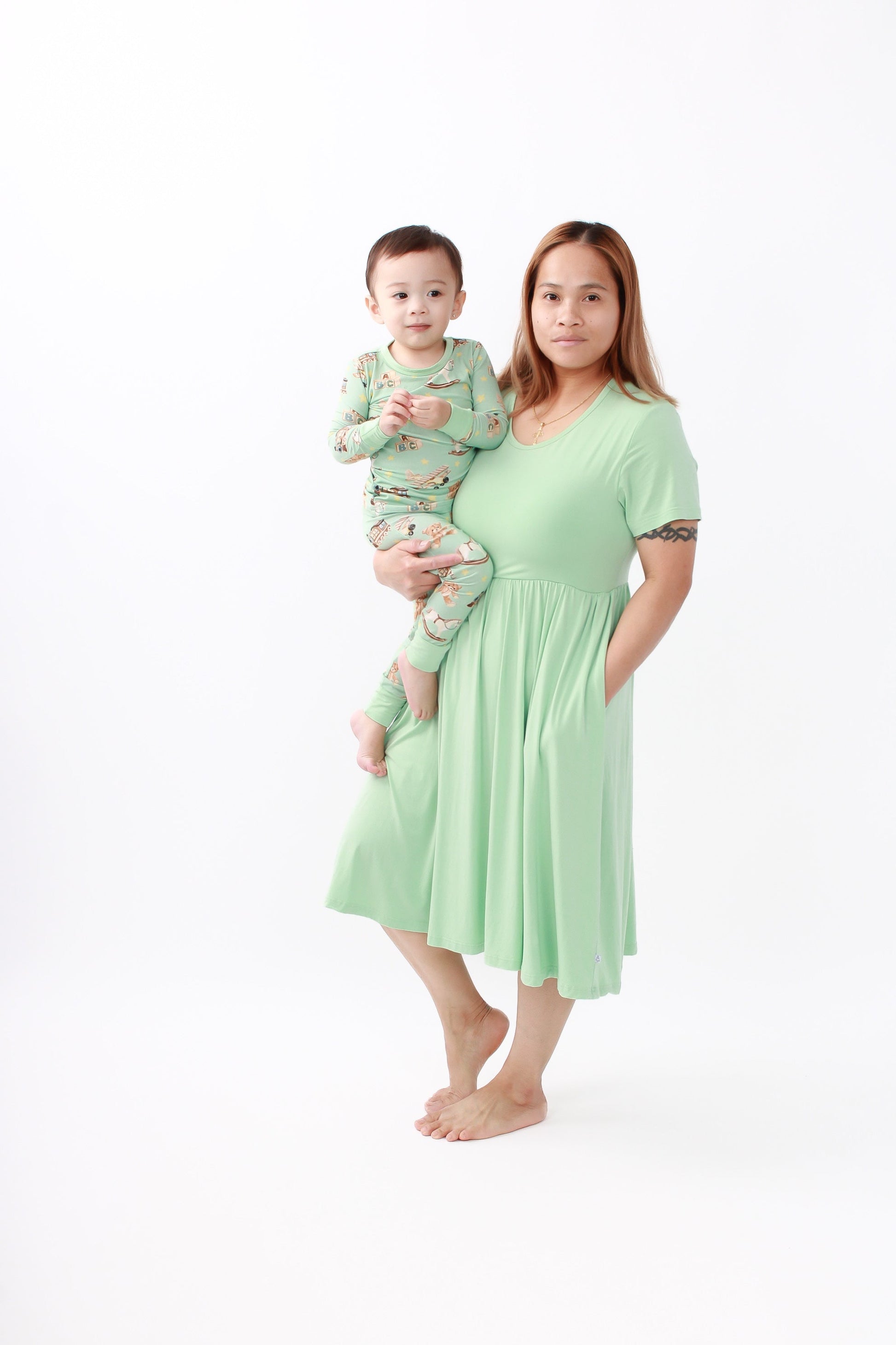 Christmas | Jade | Women's Bamboo Dress The Prissy Pelican Christmas | Jade | Women's Bamboo Dress The Prissy Pelican