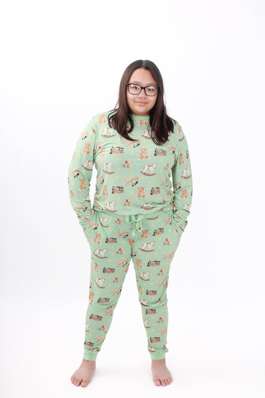 Christmas | Vintage Toys | Women's Bamboo Joggers