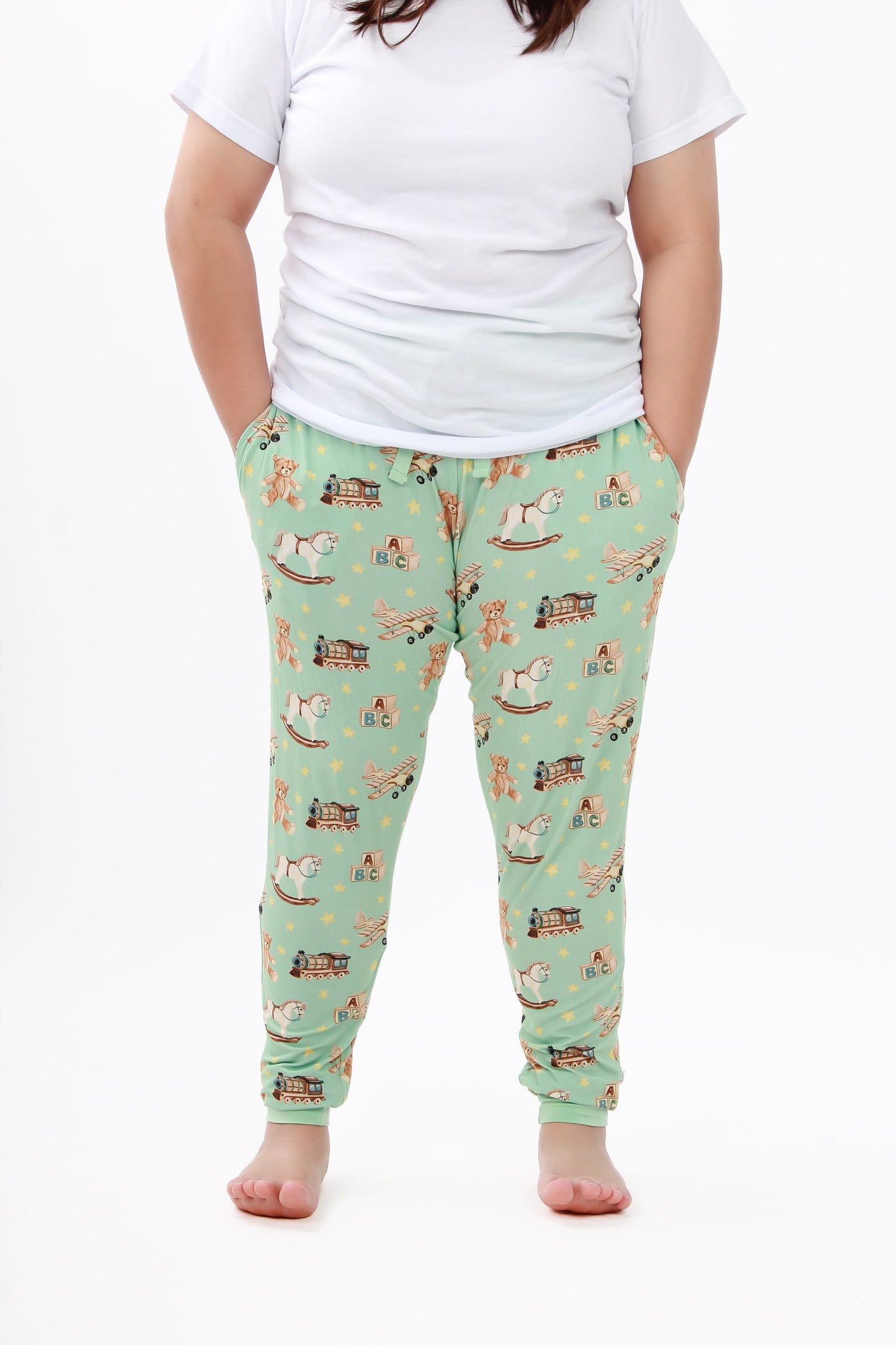 Christmas | Vintage Toys | Women's Bamboo Joggers