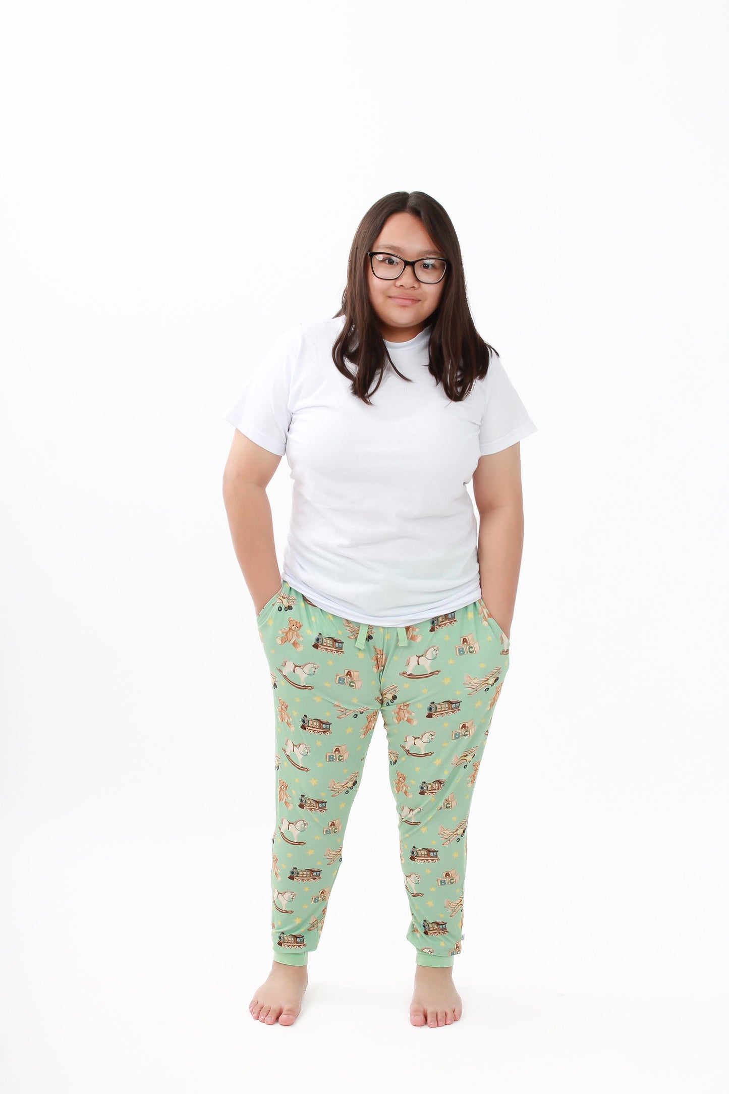 Christmas | Vintage Toys | Women's Bamboo Joggers