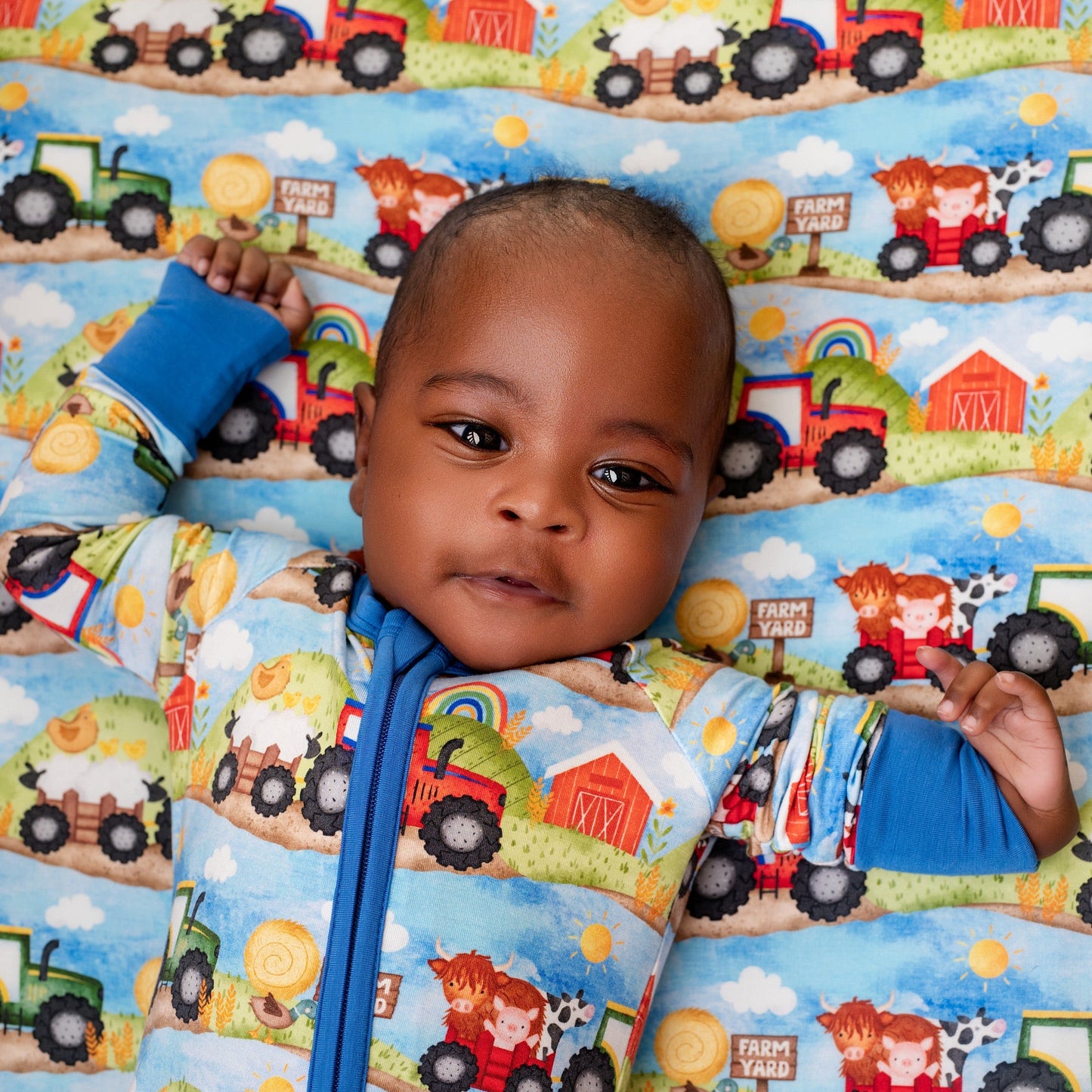 Farm Friends | Bamboo Zipper Pajamas