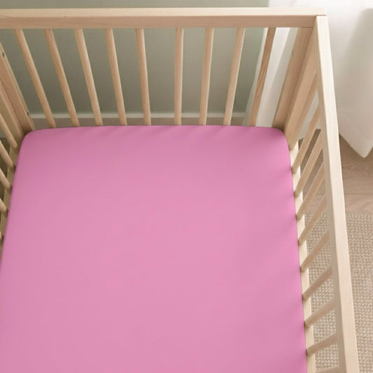 Wicked Cute | Bubble Gum Pink | Bamboo Crib Sheet